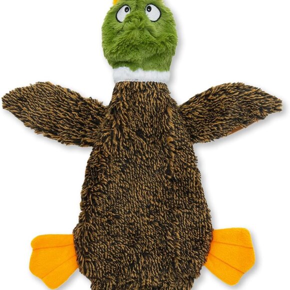 Other - 2-in-1 Stuffless Squeaky Dog Toys with Soft, Durable Fabric for Small, Medium, a